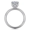 Best Gabriel & Co. Unite - Platinum Round Solitaire Engagement Ring