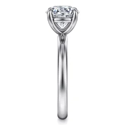 Best Gabriel & Co. Unite - Platinum Round Solitaire Engagement Ring