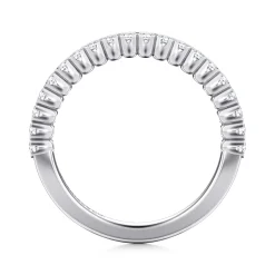 Gabriel & Co. Vienne - 14K White Gold Diamond Anniversary Band - 0.35 ct