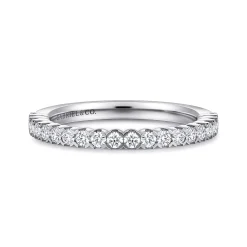 Gabriel & Co. Vienne - 14K White Gold Diamond Anniversary Band - 0.35 ct
