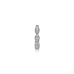 Outlet Gabriel & Co. Vintage Inspired 14K White Gold 13.5MM Diamond Single Ear Cuff