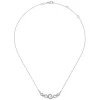 Sale Gabriel & Co. Vintage 14K White Gold Diamond Necklace