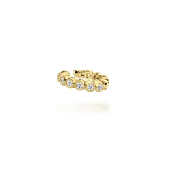 Discount Gabriel & Co. Vintage 14K Yellow Gold 15mm Diamond Ear Cuff