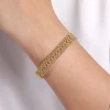 Hot Gabriel & Co. Vintage 14K Yellow Gold Open Filligree Bangle