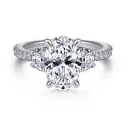 Sale Gabriel & Co. Wilda - 14K White Gold Diamond Engagement Ring