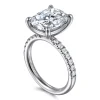 Clearance Gabriel & Co. Winslow - 14K White Gold Elongated Cushion Diamond Engagement Ring