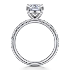 Sale Gabriel & Co. Winslow - 14K White Gold Elongated Cushion Diamond Engagement Ring