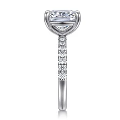 Hot Gabriel & Co. Winslow - 14K White Gold Elongated Cushion Diamond Engagement Ring