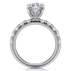 Outlet Gabriel & Co. Winslow - 14K White Gold Marquise Shape Diamond Engagement Ring