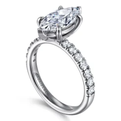 Gabriel & Co. Winslow - 14K White Gold Marquise Shape Diamond Engagement Ring