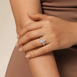 Gabriel & Co. Winslow - 14K White Gold Marquise Shape Diamond Engagement Ring