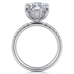 Sale Gabriel & Co. Winslow - 14K White Gold Marquise Shape Diamond Engagement Ring