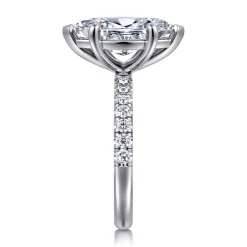 Discount Gabriel & Co. Winslow - 14K White Gold Marquise Shape Diamond Engagement Ring