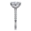 Online Gabriel & Co. Winslow - 14K White Gold Oval Diamond Engagement Ring