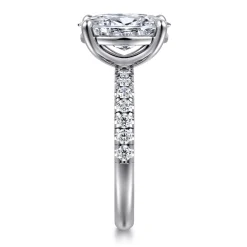 Online Gabriel & Co. Winslow - 14K White Gold Oval Diamond Engagement Ring