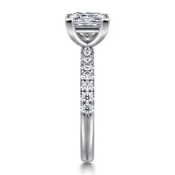 Sale Gabriel & Co. Winslow - 14K White Gold Princess Cut Diamond Engagement Ring