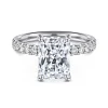 Discount Gabriel & Co. Winslow - 14K White Gold Radiant Cut Diamond Engagement Ring