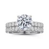 Outlet Gabriel & Co. Winslow - 14K White Gold Round Diamond Engagement Ring