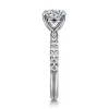 Online Gabriel & Co. Winslow - 18K White Gold Round Diamond Engagement Ring