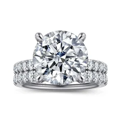 Hot Gabriel & Co. Winslow - 14K White Gold Round Diamond Engagement Ring