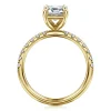Hot Gabriel & Co. Winslow - 14K Yellow Gold Emerald Cut Diamond Engagement Ring