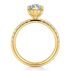 Outlet Gabriel & Co. Winslow - 18K Yellow Gold Marquise Shape Diamond Engagement Ring
