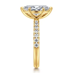 Outlet Gabriel & Co. Winslow - 18K Yellow Gold Marquise Shape Diamond Engagement Ring