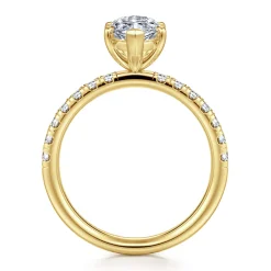 Hot Gabriel & Co. Winslow - 14K Yellow Gold Marquise Shape Diamond Engagement Ring