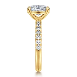 Sale Gabriel & Co. Winslow - 18K Yellow Gold Oval Diamond Engagement Ring