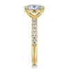Discount Gabriel & Co. Winslow - 14K Yellow Gold Oval Diamond Engagement Ring
