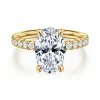 Outlet Gabriel & Co. Winslow - 14K Yellow Gold Oval Diamond Engagement Ring