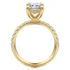 Outlet Gabriel & Co. Winslow - 14K Yellow Gold Radiant Cut Diamond Engagement Ring