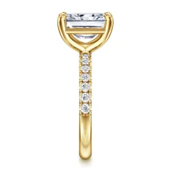 Outlet Gabriel & Co. Winslow - 14K Yellow Gold Radiant Cut Diamond Engagement Ring