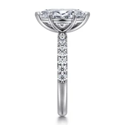 Outlet Gabriel & Co. Winslow - Platinum Marquise Shape Diamond Engagement Ring