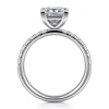 Hot Gabriel & Co. Winslow - Platinum Princess Cut Diamond Engagement Ring