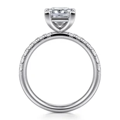 Hot Gabriel & Co. Winslow - Platinum Princess Cut Diamond Engagement Ring