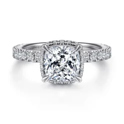 Gabriel & Co. Yale - 14K White Gold Diamond Engagement Ring