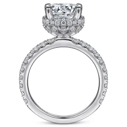 Outlet Gabriel & Co. Yale - 14K White Gold Diamond Engagement Ring
