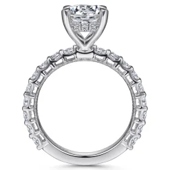 Best Gabriel & Co. Yareli - 14K White Gold Diamond Engagement Ring