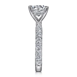 Best Gabriel & Co. Yareli - 14K White Gold Diamond Engagement Ring