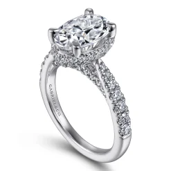 Sale Gabriel & Co. Yelena - 14K White Gold Diamond Engagement Ring