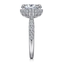 Sale Gabriel & Co. Yelena - 14K White Gold Diamond Engagement Ring