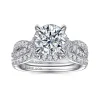 Clearance Gabriel & Co. Zandra - 14K White Gold Diamond Engagement Ring