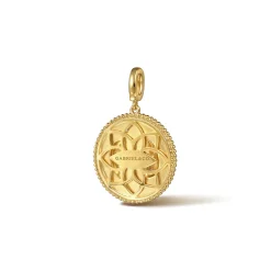 Hot Gabriel & Co. Zodiac - 14K Yellow Gold Diamond Bujukan Pisces Medallion Pendant With Detachable Bail