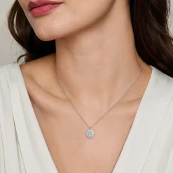 Online Gabriel & Co. Zodiac - 925 Sterling Silver Diamond Bujukan Cancer Jun 21 - Jul 22 Zodiac Pendant Necklace