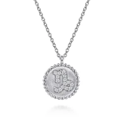 Best Gabriel & Co. Zodiac - 925 Sterling Silver Diamond Bujukan Capricorn Dec 22 - Jan 19 Zodiac Pendant Necklace
